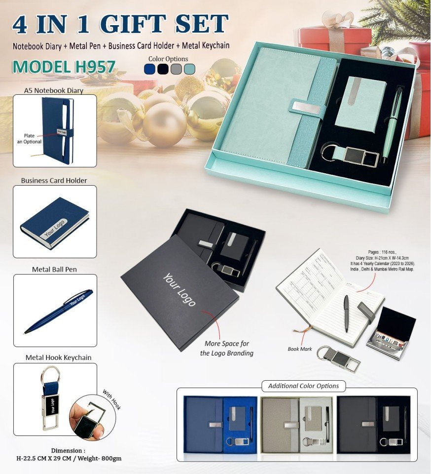 4 In 1 Gift Set with Bottle