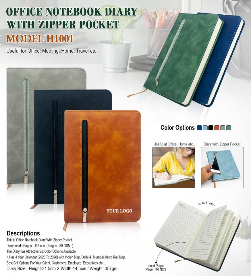 Office Notebook Diary