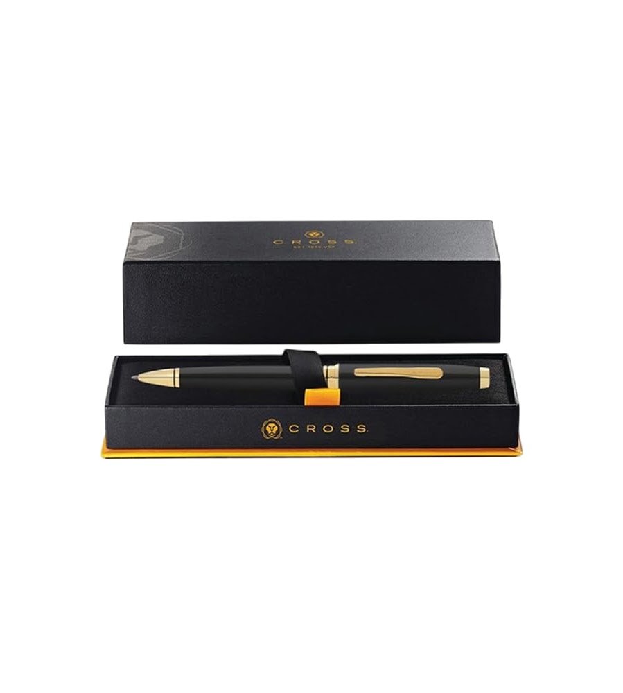 Cross Coventry Black Lacquer with Gold-Tone Ballpoint Pen with Box - Image 2