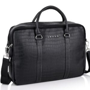 GOTHAM 15” SLIM BREIFCASE-BLACK